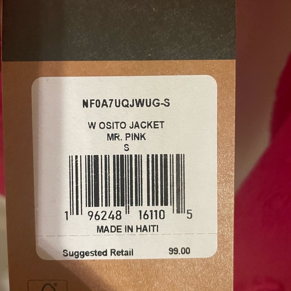 The North Face Vibrant Pink Fleece Jacket - Picture 5 of 5